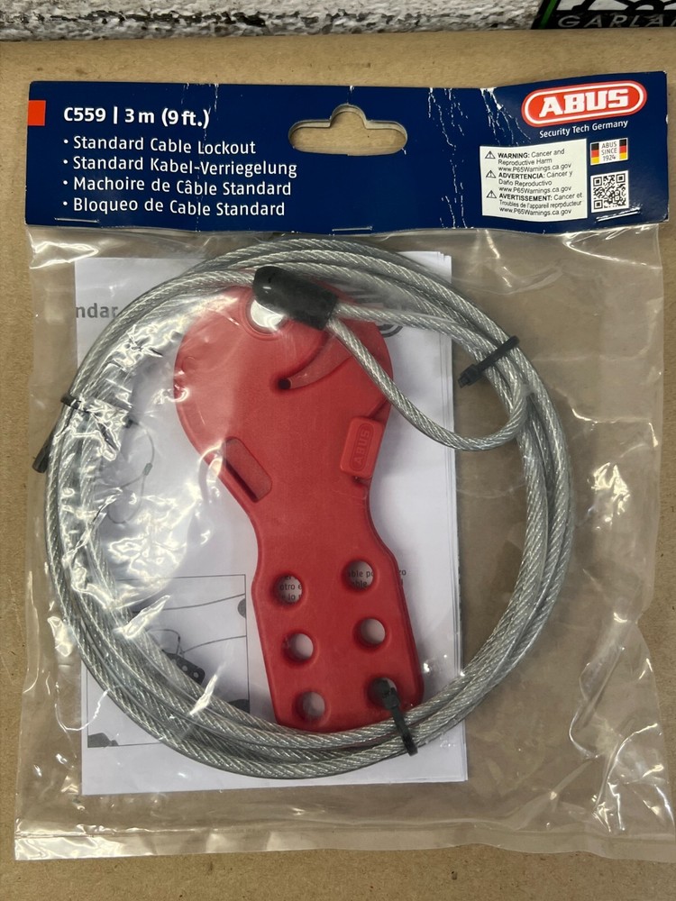Abus C559 3 m (9 ft) Standard Cable Lockout