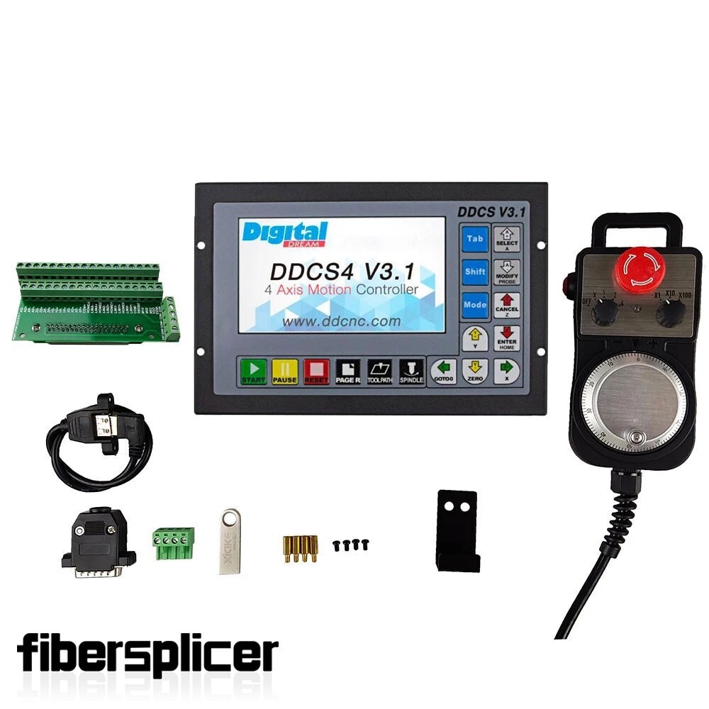 DDCSV3.1 + 4-Axis with MPG Handwheel CNC Offline Controller for Engraving fl56