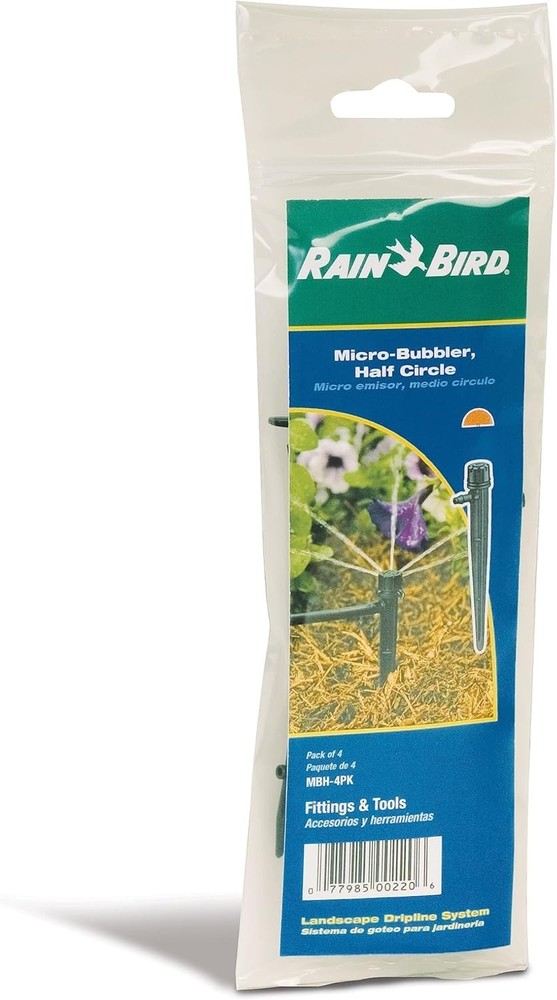 Water-Efficient Micro-Bubbler Stake, Half Circle Pattern - 0-3' Adjustable Spray