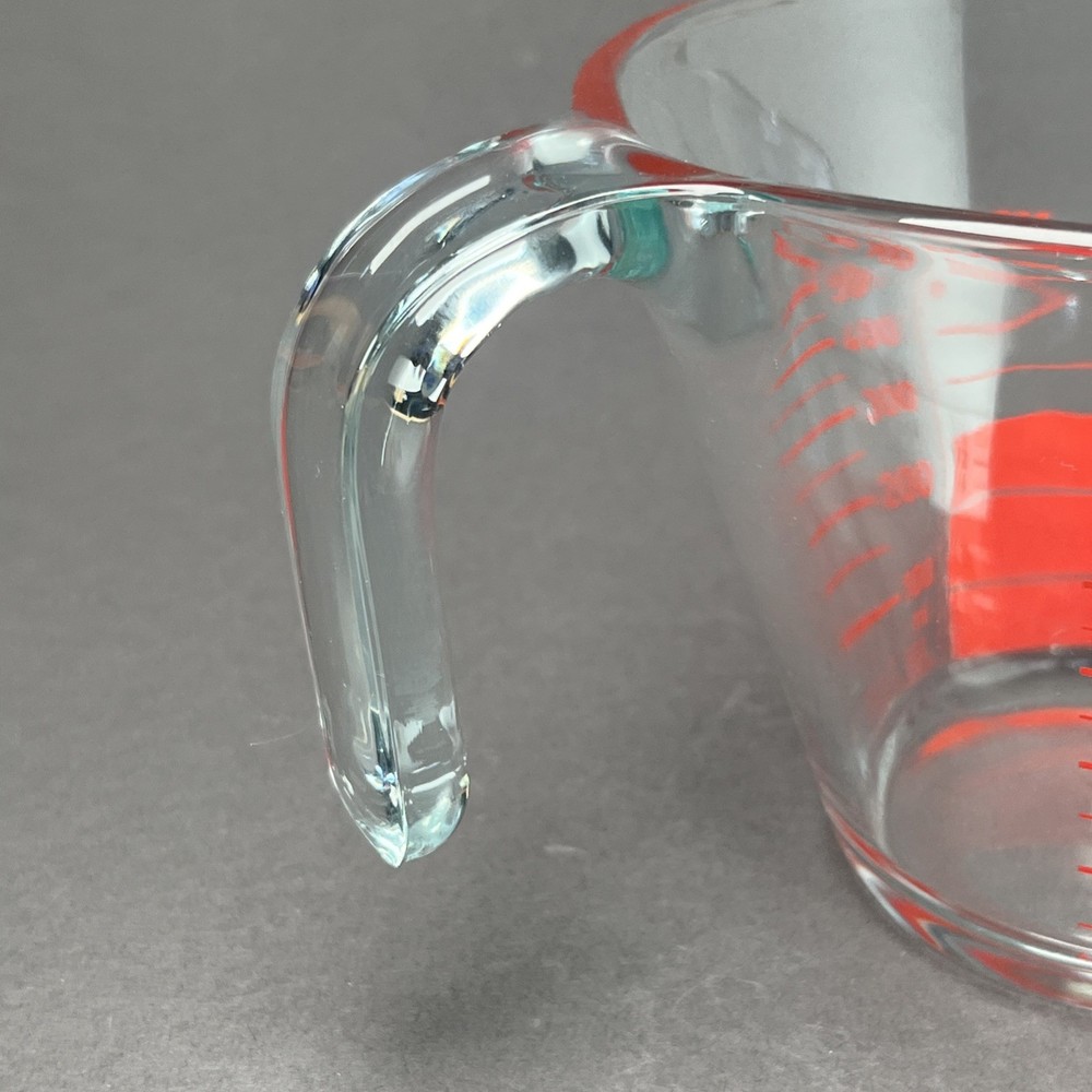 PYREX Measuring, 2 Cups, 16 oz, 500 mL, Red Reverse Read Inside