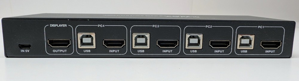 4K HDMI USB KVM Switch 4X1 (ONLY)