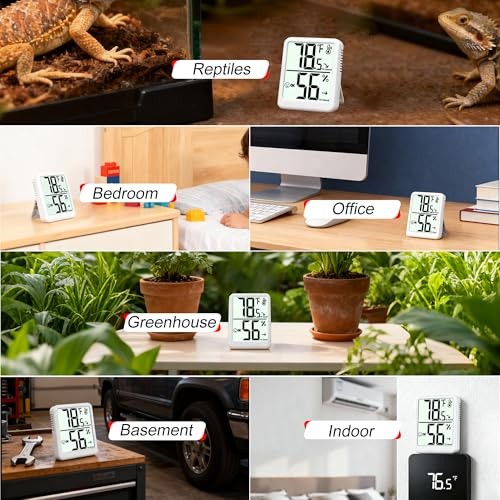 Digital Indoor Thermometer Hygrometer AAA