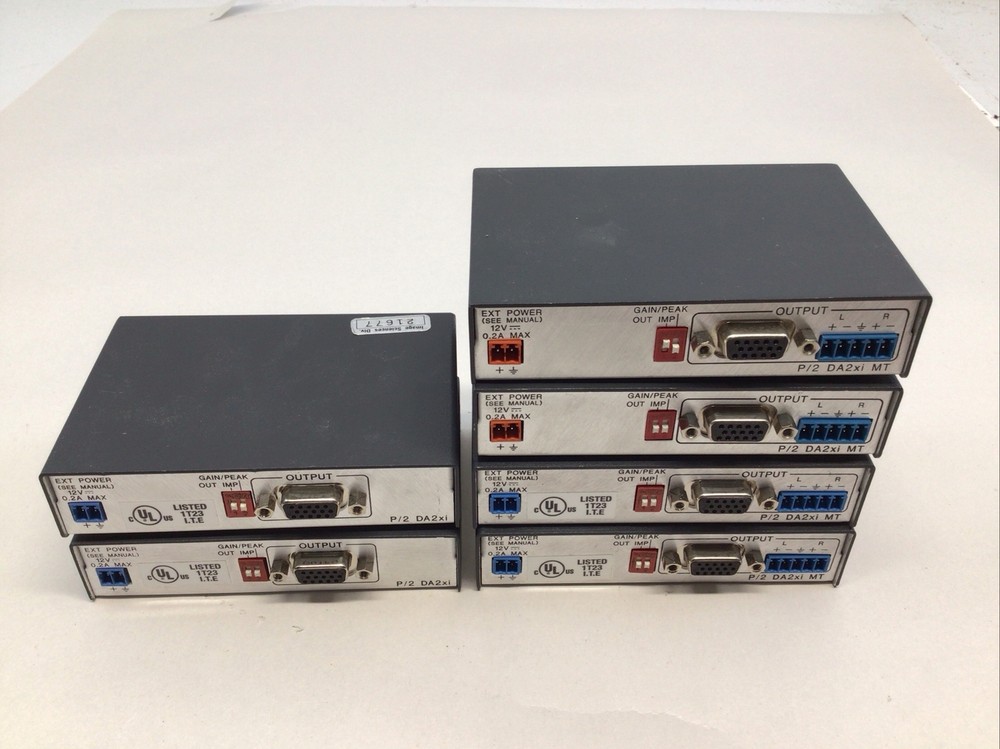 Extron Versa Tools P/2 DA2xi MT Amplifier 4 Pack And P/2 DA2xi 2 Pack
