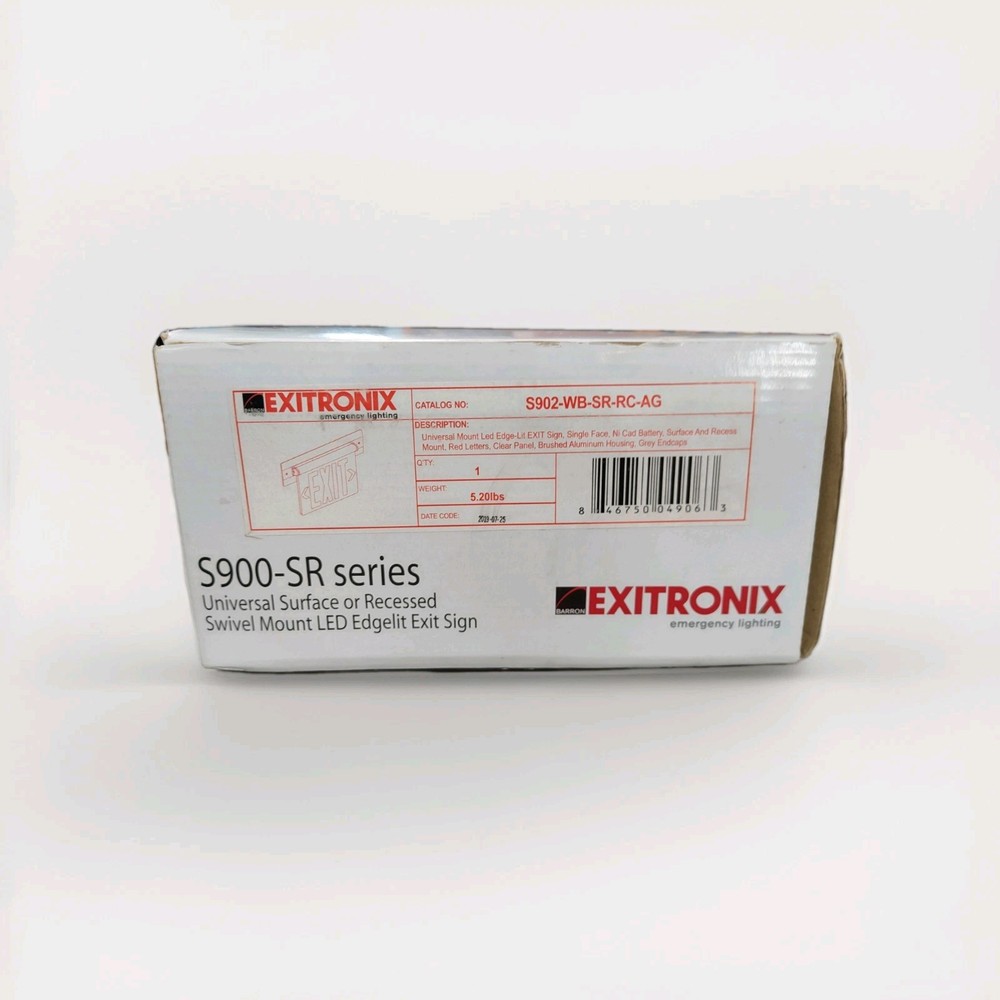 EXITRONIX S900-SR Series Exit Light