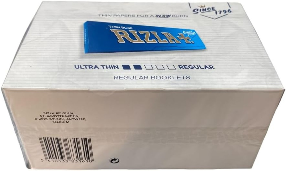 Rizla Blue Regular Rolling Papers 70Mm 50 Packs