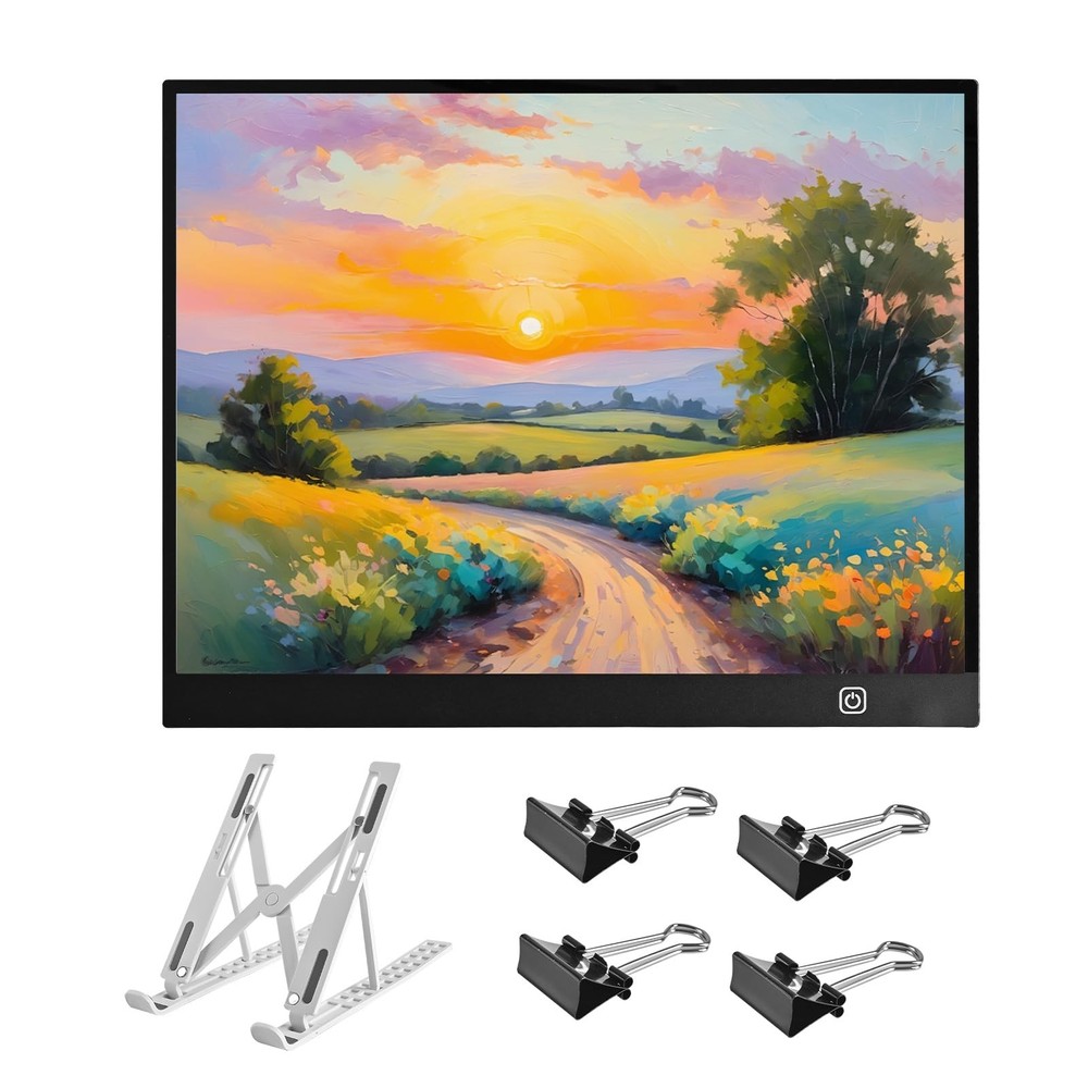 A4 LED Light Box for Tracing and Drawing - Ultra Thin Adjustable Light Table,...