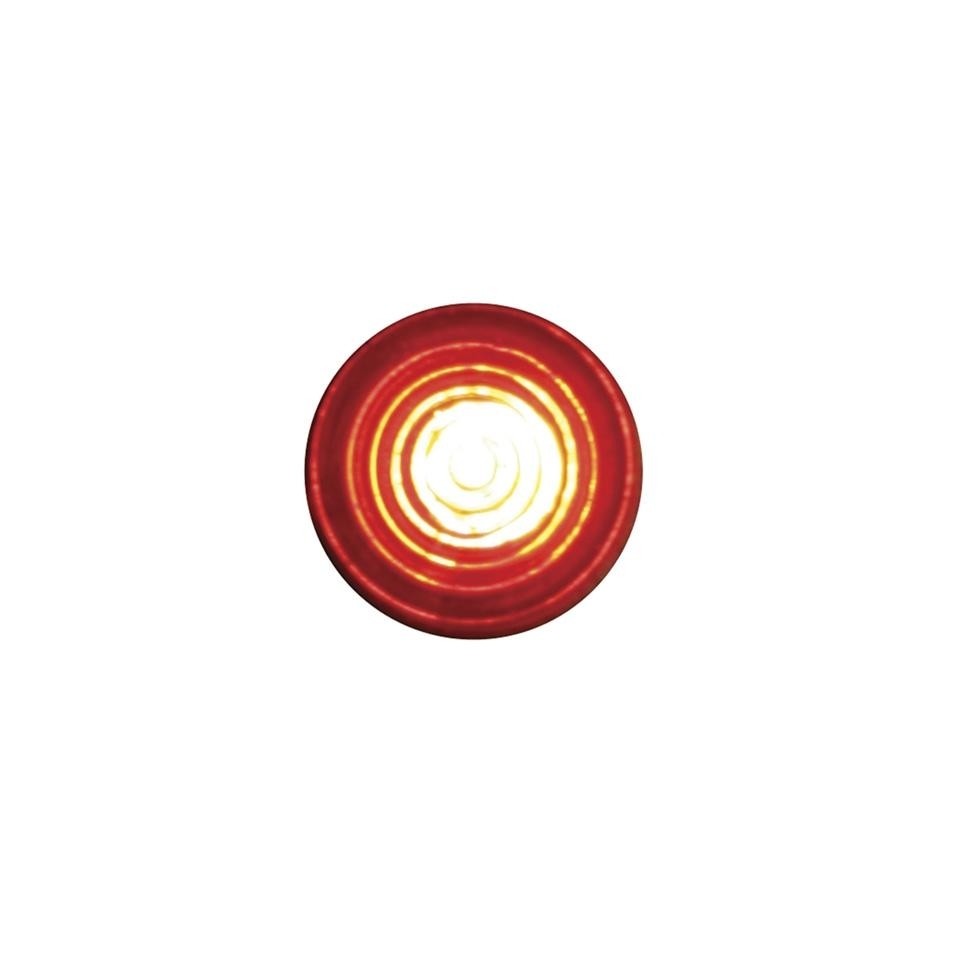 Super Bright 12 Volt 1 LED Indicator Light - Red
