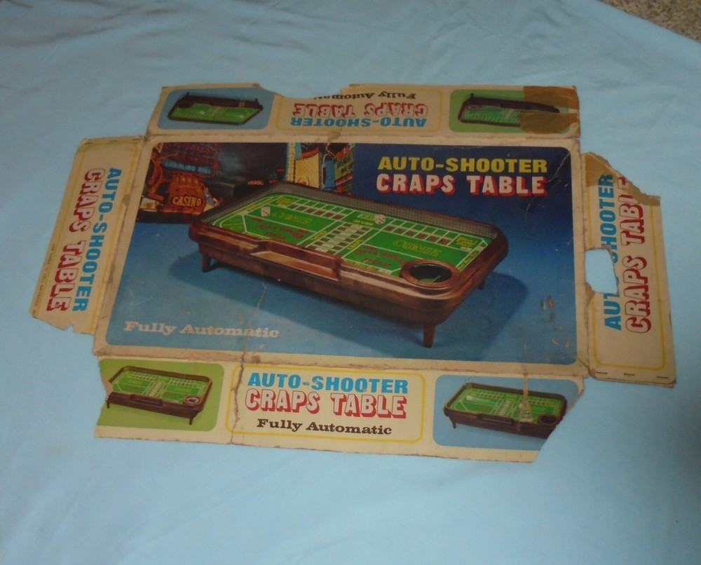 Waco Auto Shooter Craps Table Fully Automatic Dice Roller Game Complete Vintage