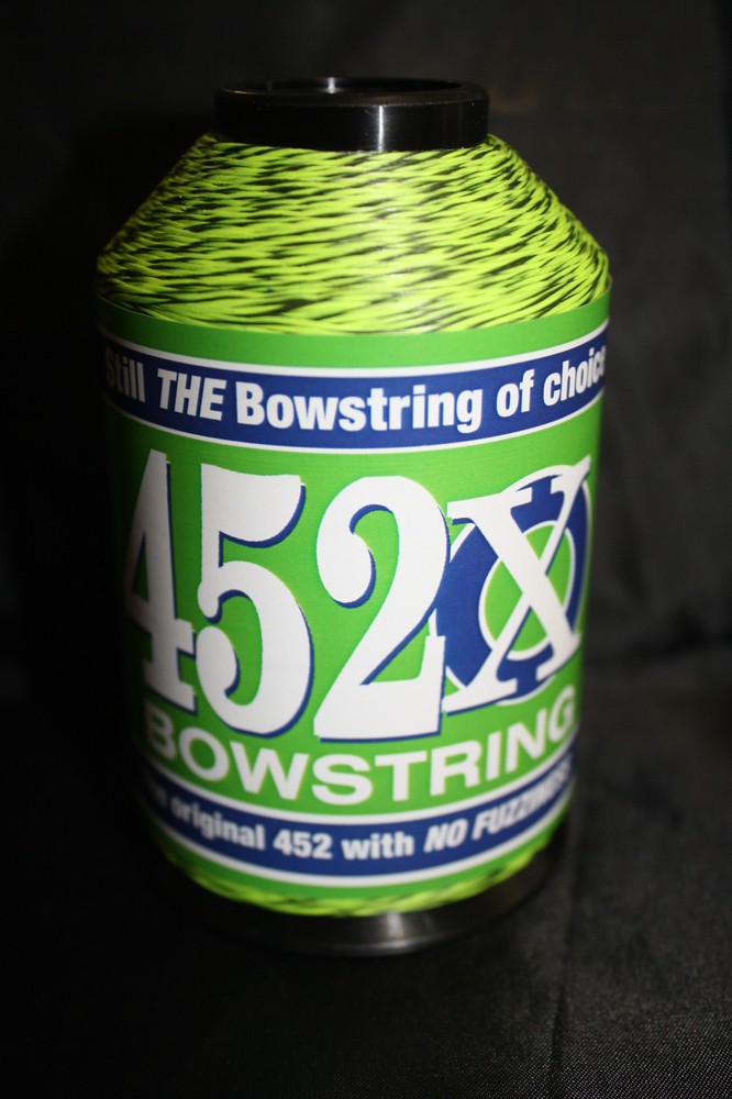 BCY 452X Bowstring Material 1/4lb Flo Yellow & Black Speckled Bow String Making