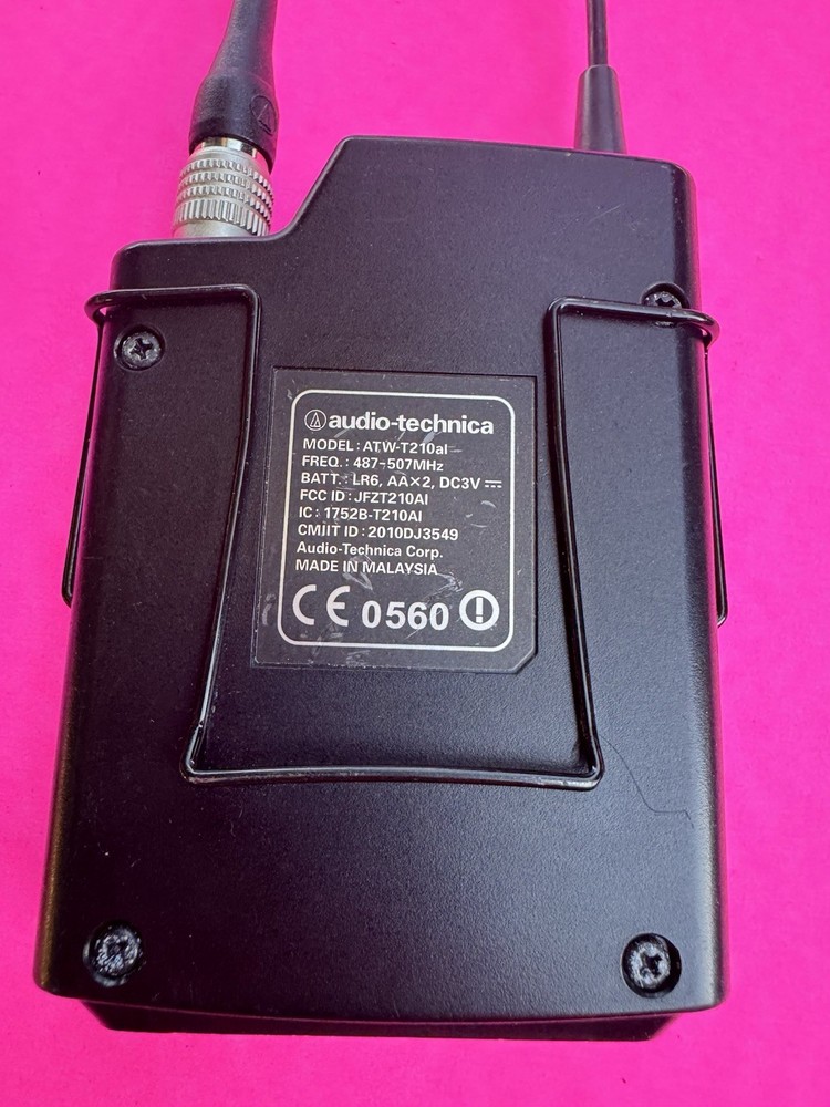 Audio-Technica UHF Body Pack Transmitter ATW-T210a 487-507 Mhz ATW-T210al #B