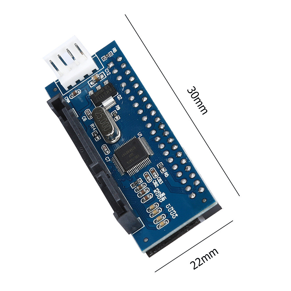 3.5" 40-Pin 40pin IDE To 7+15Pin 22-Pin Male SATA adapter PATA-SATA For HDD,CD