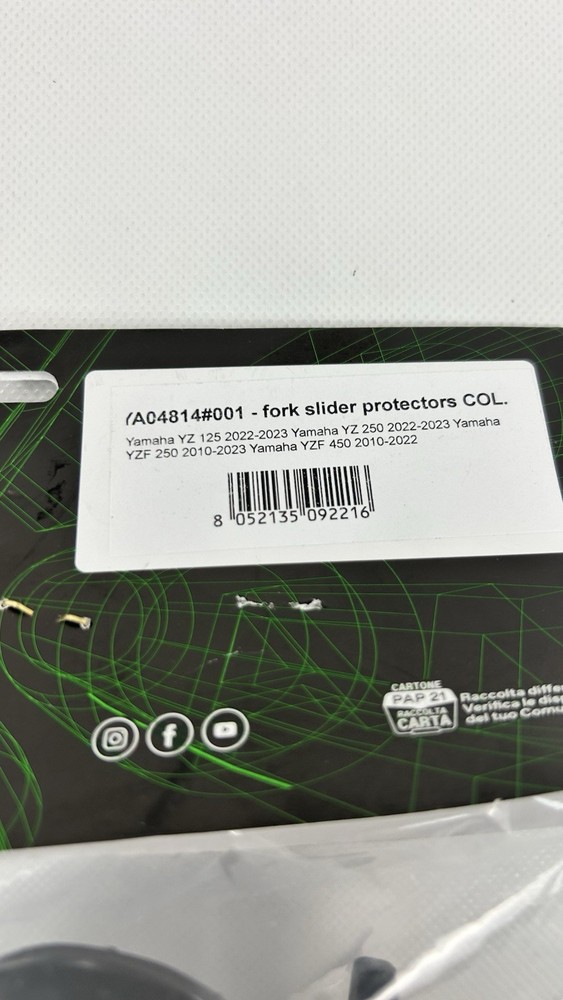 UFO Fork Slider Protectors COL.
