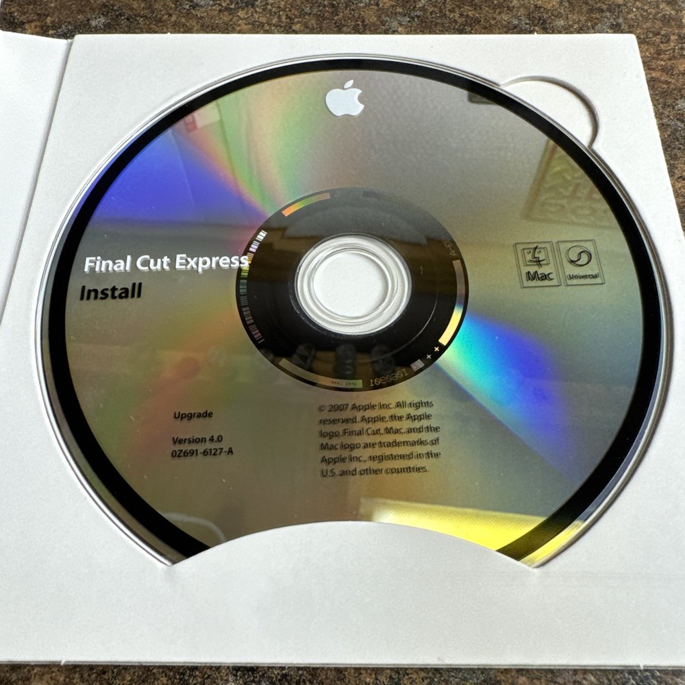 Apple Final Cut Express HD Upgrade Video Editing Software for Mac MB339Z/A