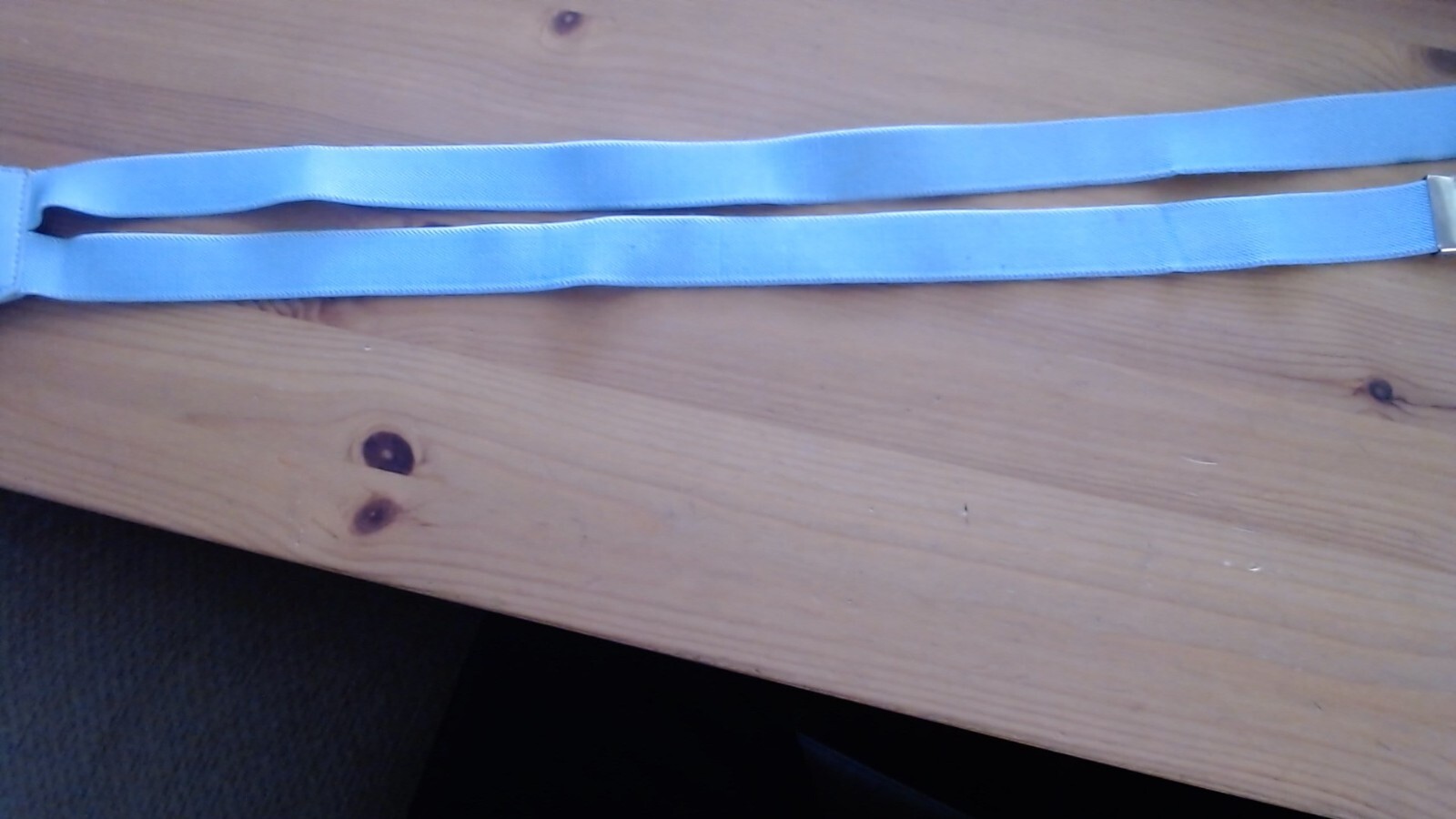 RARE - Super Mario Bros. Suspenders - Baby Blue - 1988