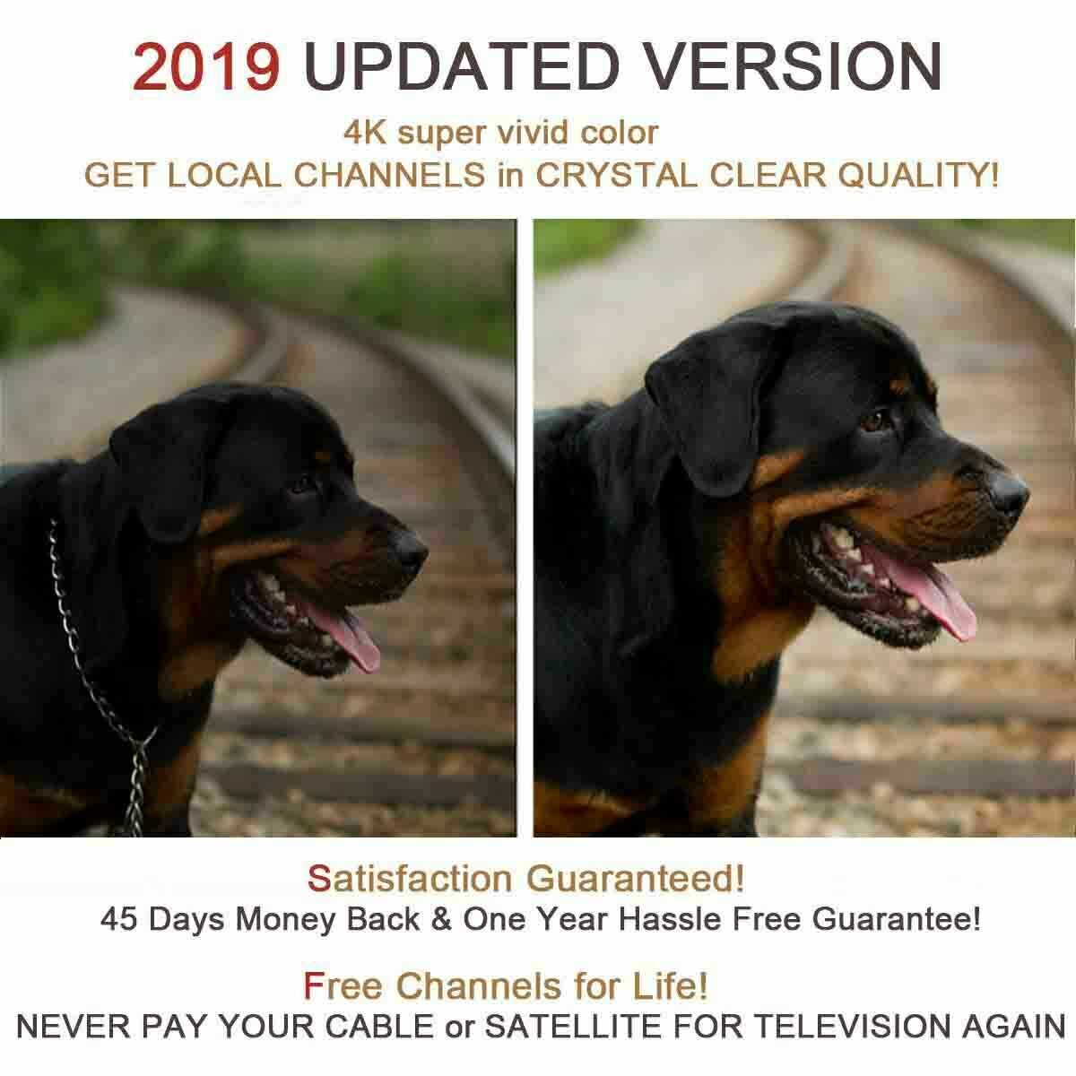 5600 Miles Digital TV Antenna Indoor HDTV Amplified Signal Booster 4K HD 1080P