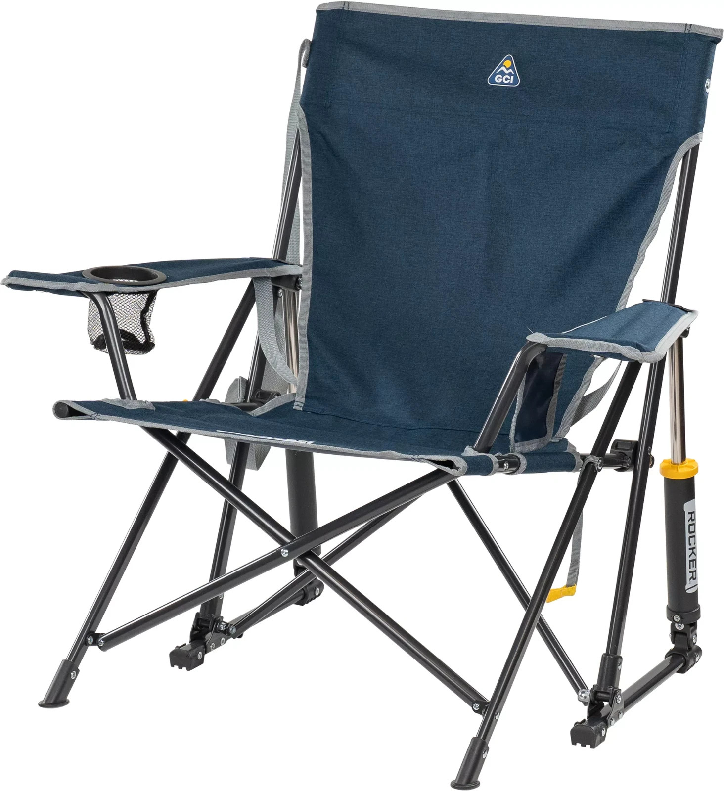 GCI Outdoor Kickback Rocker Color: Indigo Heather