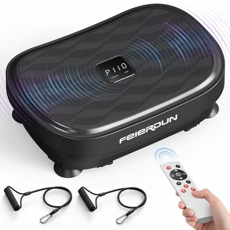 Vibration Plate Exercise Machine Whole Body Workout Vibrate Fitness Platform Gym