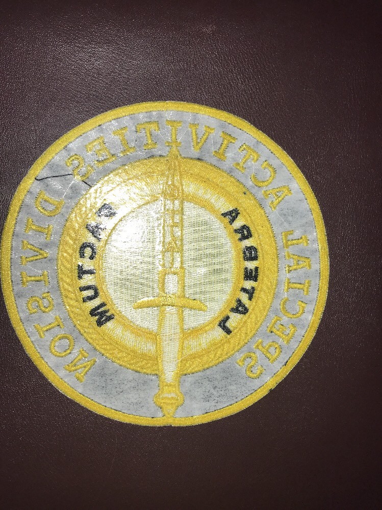 CIA SAD Special Activities Division SOG Latebra Factum 5 Inch Patch Limited