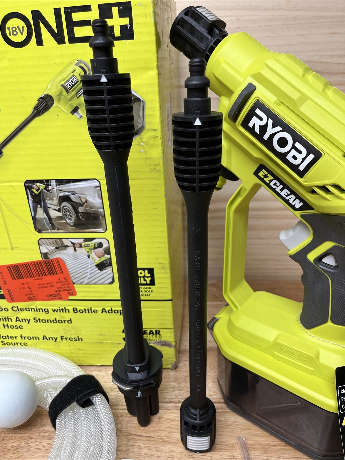 Ryobi One+ 18V Volt Cordless EZ Clean Water Power Cleaner 320 psi Tool Only Used