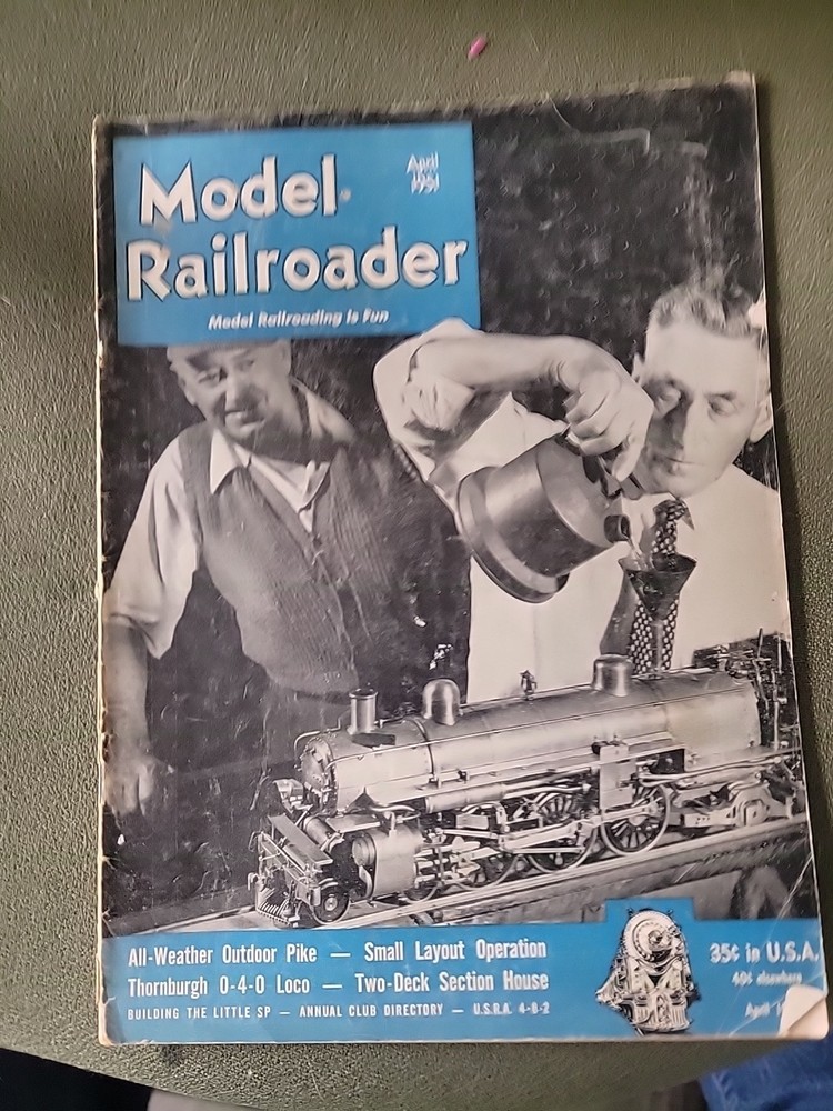 Model Railroader April 1951 Magazine