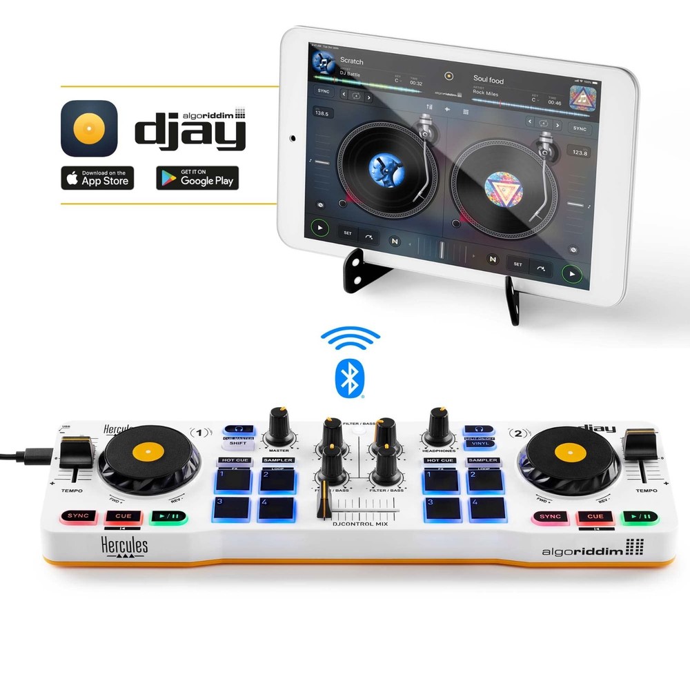 Hercules DJCONTROL-MIX DJ Controller for Smartphones & Tablets