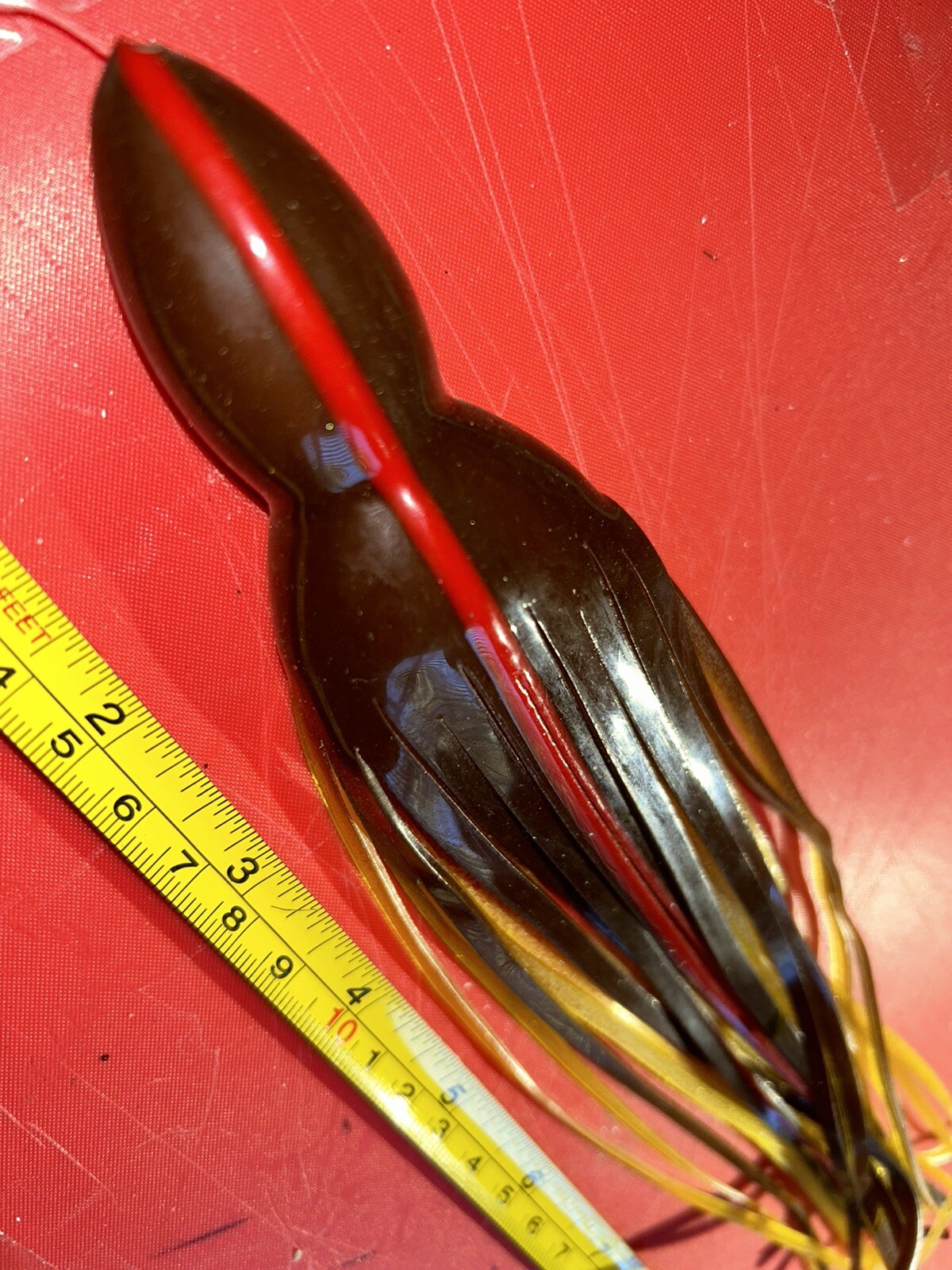 🔥 Lot of (6) 9.5 inch Squid Trolling Skirts. Colors are Random at this price!!