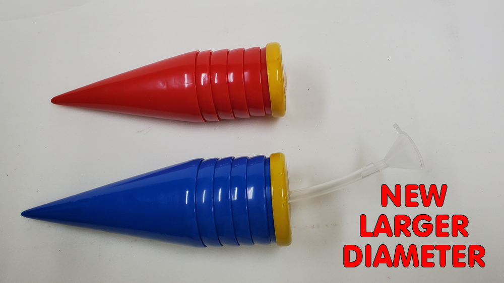 SWIMMING POOL DYE TESTING CONES - LEAK DETECTION set of 6