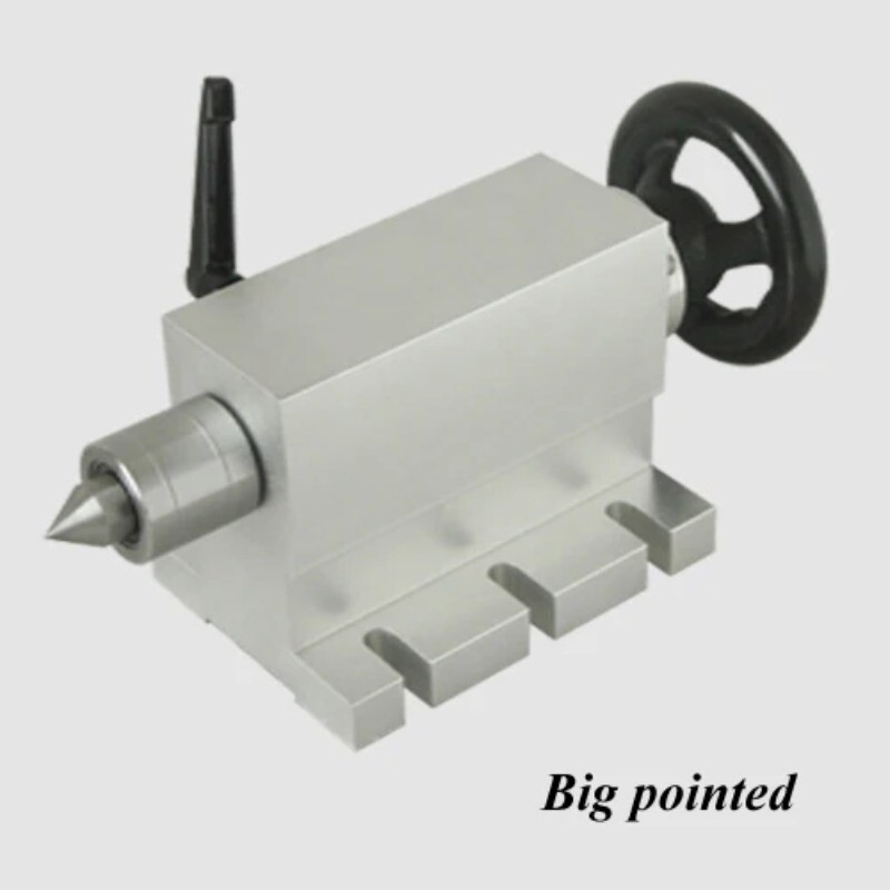 Engraving Machine Rotary Table Fourth Axis Chuck Thimble Tailstock Rotary Axis