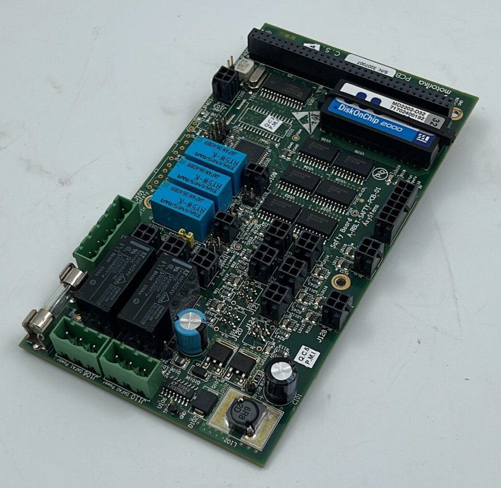 Motorica AxyStems Safty Board A-RBLT-SAFTY-PCB-01 W/ DISKONCHIP 2000