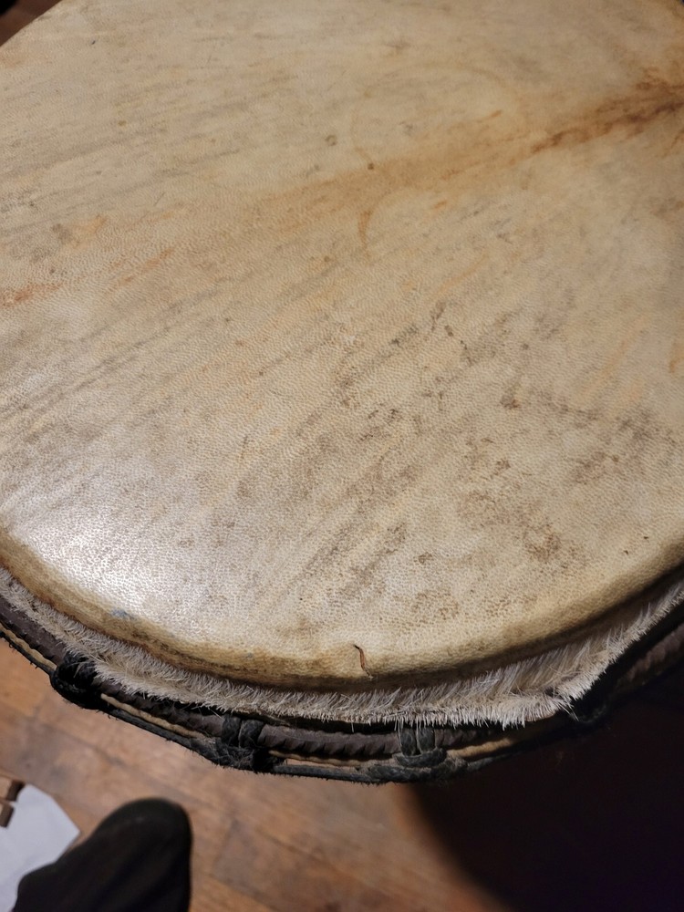 Handmade djalla african drum