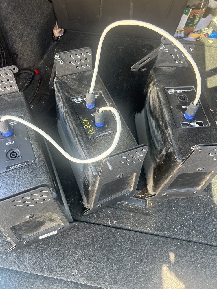 SLS LS6500 Full-Range Bi-Amped Line Array Module (Three) Tested Working