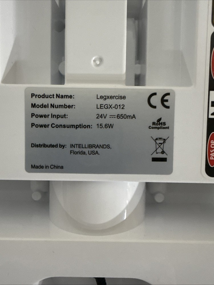 Tested LegXercise Pro LEGX-012 Motorized Leg Exercise Machine w/ Wireless Remote