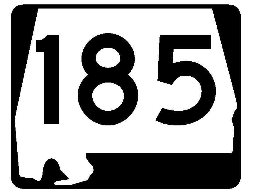 Alabama State Route 185 Sticker Decal