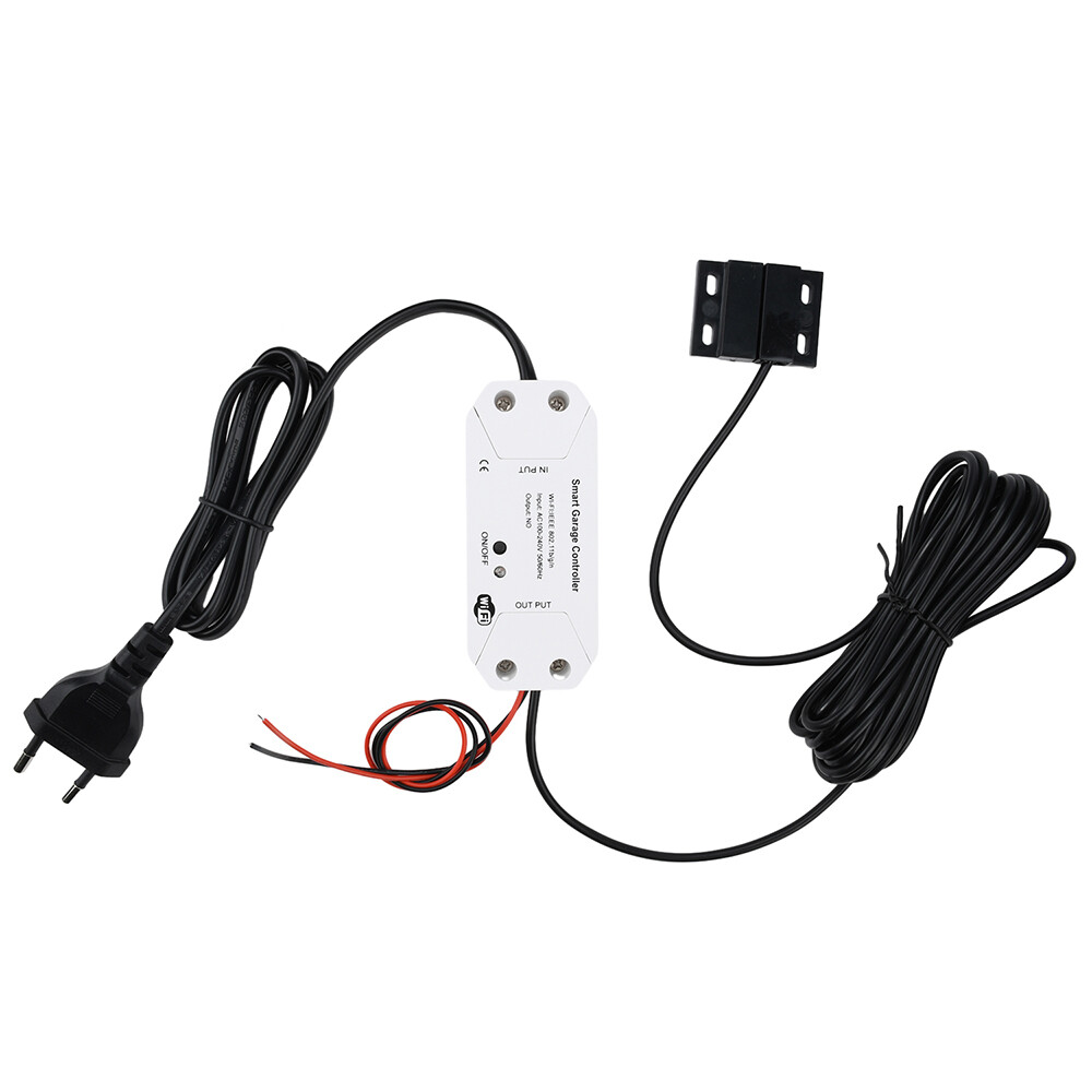 WiFi Smart Garage Door Opener Wireless APP Remote Controller Timer Voice Control