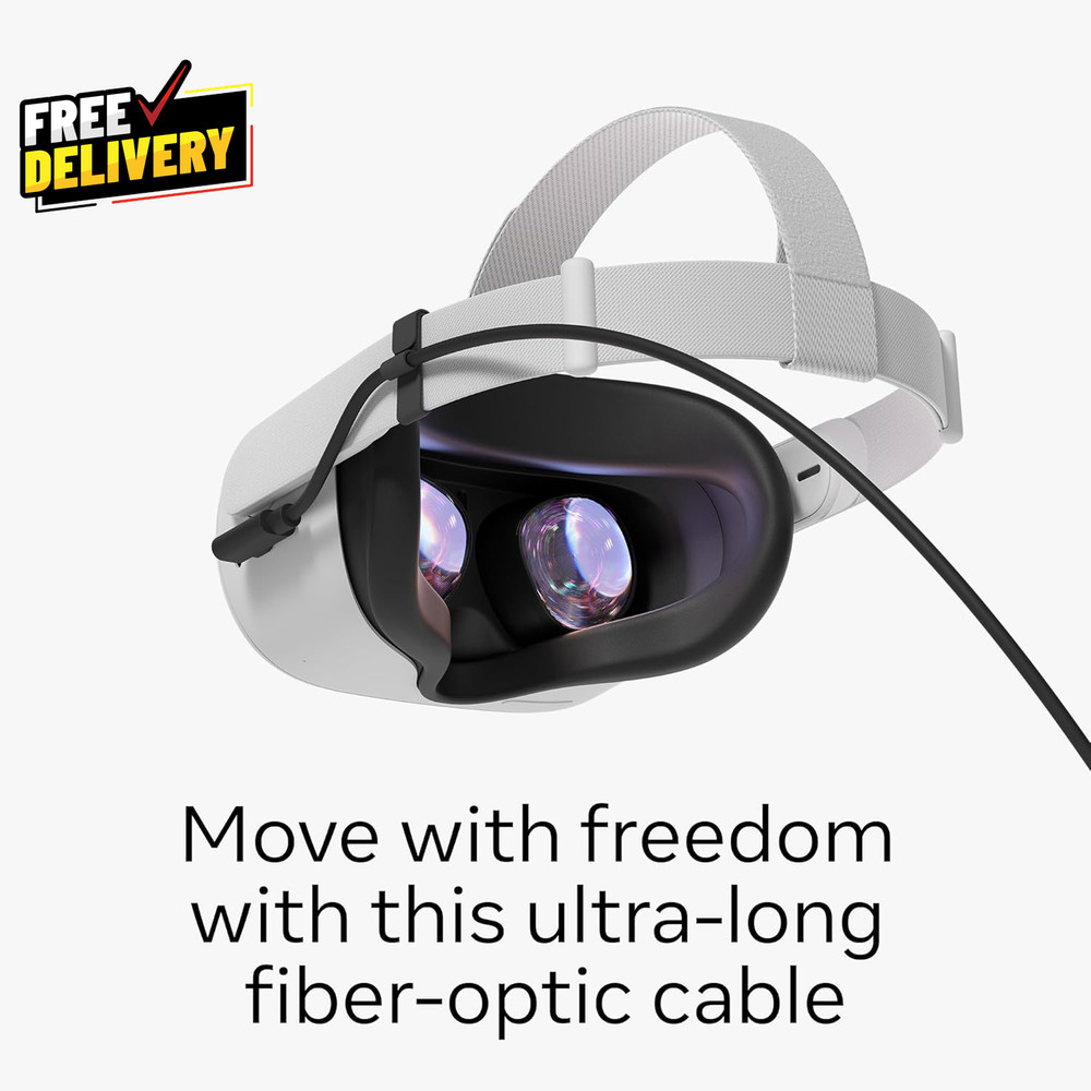 16FT VR Headset Link Cable for PC VR Compatible with Quest Systems…