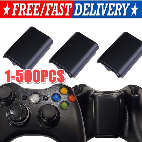 AA Battery Back Cover Case Shell Pack For Xbox 360 Wireless Controller Black Lot