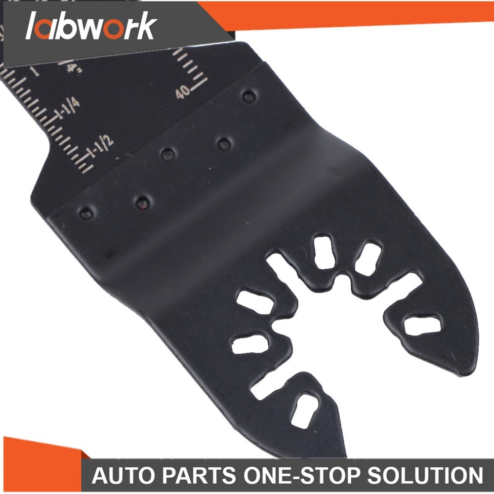 Labwork 110PCS 4 Type Universal Titanium Oscillating Saw Blades Multitool Blades