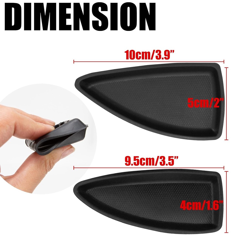 4pcs/Set Door Switch Bezel Cap Replacement Left/Right Front/Rear Plastic Bolt Co