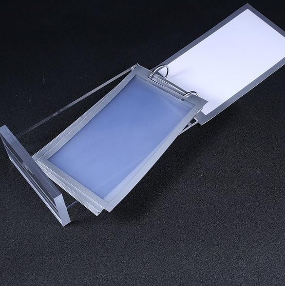 Clear Acrylic Sign HolderFrames Desktop Double Display Holder T Type Menu Hol...