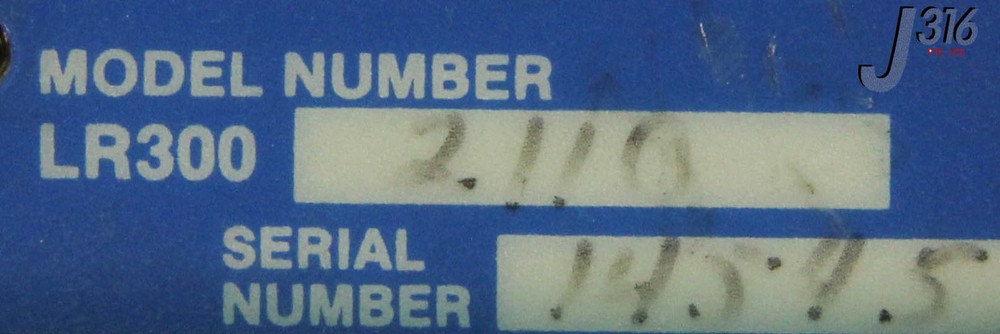 8166 SPAN/MILLIPORE MULTI-CHANNEL CONTROLLER DISPLAY LR300 2110