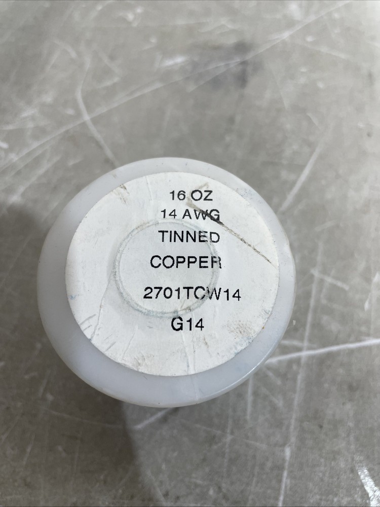 16oz 14AWG tinned copper wire