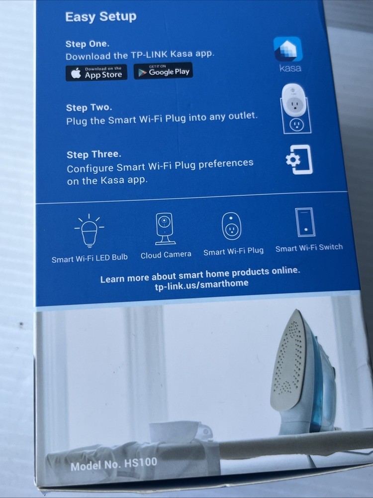 TP-Link Smart Wi-Fi Plug HS100 - New