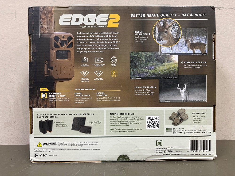 Moultrie Mobile EDGE 2 Cellular Trail Camera - 2 Pack 4