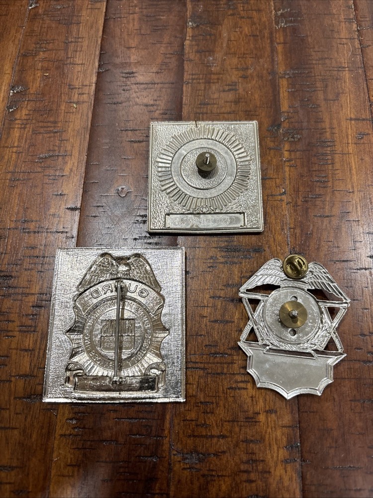 3 Security Guard Badges