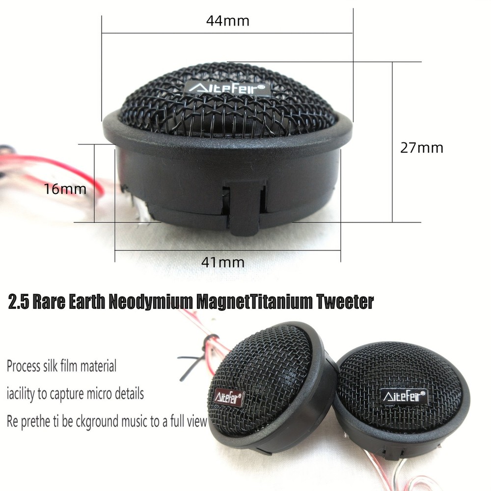 6.5 Inch 2 Way Active Component Speaker System 350W Max with External Crossovers