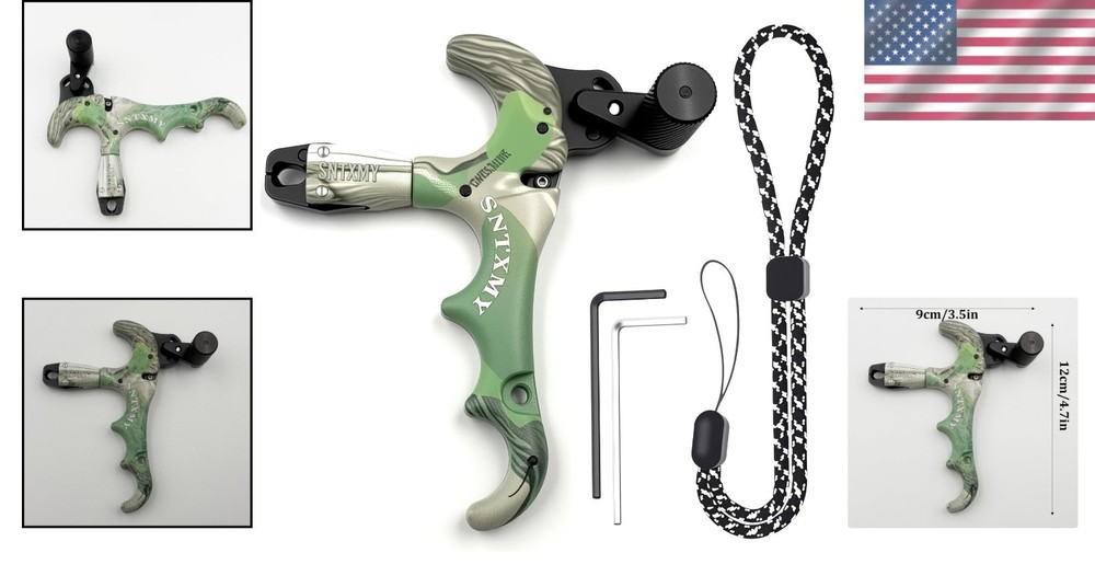 Durable Archery Release Trigger with Wrist Strap - Perfect for All Skill Levels