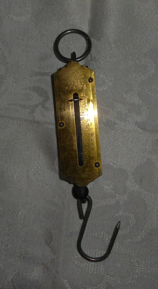 Vintage 0–25lb Fish Scale