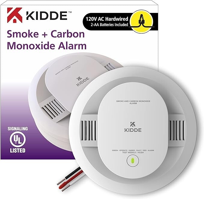 Kidde Hardwired Smoke & Carbon Monoxide Detector 6th Edition
