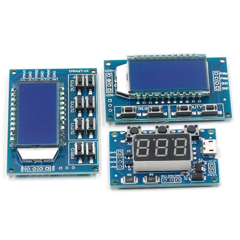 PWM Pulse Adjustable Module Signal Generator Frequency Duty Cycle LCD Board Kits