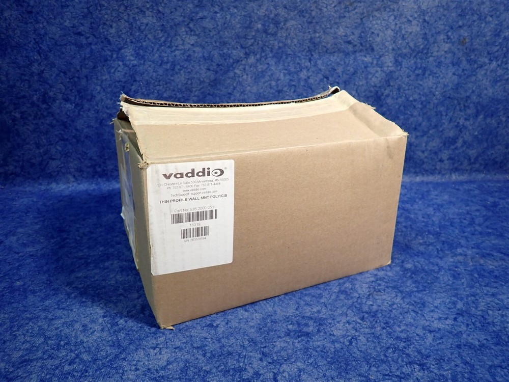 Vaddio 535-2000-251 Thin Profile Wall Mount Bracket for Polycom EagleEye IV (O8)